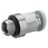 EMERSON ? AVENTICS QR1-S-RPN Series Straight Fitting, G 3/8 to Push In 10 mm, Threaded Connection Style, 2121010380