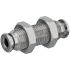 EMERSON ? AVENTICS QR2-S-RSM Series Bulkhead, Push In 10 mm to Push In 10 mm, Push-in Connection Style, R412005054