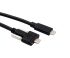 Cable USB 3.2 Exsys, con A. USB C Macho, con B. USB C Macho, long. 1m