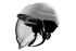 Skytec E Pro 2 Black, White Arc Flash Helmet with Chin Strap, Adjustable