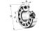 FAG 2215-K-TVH-C3 Self Aligning Ball Bearing- Open Type 75mm I.D, 130mm O.D