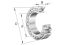 FAG 23138-E1A-XL-M 190mm I.D Spherical Roller Bearing Roller Bearing, 320mm O.D