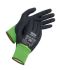 Uvex C500 Green Bamboo, Fibreglass, HPPE, Polyamide Cut Resistant Work Gloves, Size 8, High Performance Elastomer