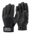 Guanti da lavoro Petzl K52SN, Tg. 8 - S, in Pelle, neoprene, col. Nero