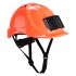 Portwest PW55 Orange Hard Hat with Chin Strap, Adjustable, Ventilated