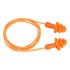 Portwest EP04O Series Orange Reusable Corded Ear Plugs, 50Pair Pairs