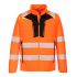 Portwest DX473 Black/Orange Unisex Hi Vis Jacket, S