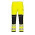 Portwest FR406 Yellow/Black Durable Hi Vis Trousers, 33in Waist Size