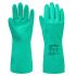 Portwest Hand Protection Green Nitrile Coated Cotton Chemical Resistant Work Gloves, Size M