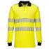 Portwest FR702 Yellow/Black Unisex Hi Vis Polo Shirt