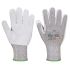 Portwest Hand Protection Black Elastane, Glass Fibre, HPPE, Leather, Nylon Cut Resistant Work Gloves, Size M