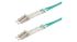 Roline LC to LC Duplex Multi Mode OM3 Fibre Optic Cable Assembly, 50/125μm, Light Blue, 1m
