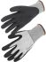 SINGER SAFETY PHS5NIF Black, Grey Elastane, HDPE, Polyester, Stainless Steel Fibers Cut Resistant Work Gloves, Size 11,