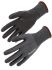 SINGER SAFETY PHD18PUB Black, Blue, Grey Elastane, HDPE, Polyamide Cut Resistant Work Gloves, Size 9, Polyurethane