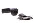 Elesa Black PA Locking Latch, 33mm Panel-to-Tongue, 30mm Cutout, Key Unlock