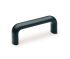 Tirador Elesa de PP Negro, 134mm x 15 mm x 49mm
