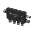 Banner DXMR90 Series I/O module, M12, 4 way, 4 port