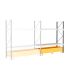 Manorga RAL 7024 Sheet Steel Galvanised Storage Rack System Shelving System, 2000mm