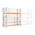 Manorga Galvanised Sheet Steel Storage Rack System Shelving System, 3000mm