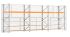 Manorga Galvanised Sheet Steel Storage Rack System Shelving System