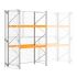 Manorga Galvanised Sheet Steel Storage Rack System Shelving System, 3000mm x 2700mm