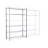 Manorga Galvanised Sheet Steel Storage Rack System Shelving System, 2500mm x 1000mm