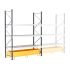 Manorga RAL 7024 Sheet Steel Galvanised Storage Rack System Shelving System x 2500mm