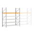Manorga Galvanised Sheet Steel Storage Rack System Shelving System, 3000mm