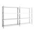 Manorga RAL 7024 Sheet Steel Galvanised Storage Rack System Shelving System, 2500mm x 1800mm