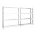 Manorga RAL 7024 Sheet Steel Galvanised Storage Rack System Shelving System, 2500mm x 2500mm