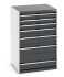 cubio drawer cabinet with 7 drawers