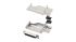 Encitech Connectors D-Sub バックシェエル 6355 シリーズ 25 極 DB, 黒, 6355-0065-33