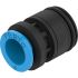 Festo 盒装气管接头, 12 mm转推入式6 mm, NPQX-D系列, NPQX-D-PC12-Q6-P10
