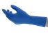 Ansell AlphaTec 87-245 Blue Natural Rubber Latex Good Dexterity Work Gloves, Size 9.5, Natural Rubber Coating