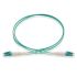 Schneider Electric LC to LC Duplex Multi Mode OM3 Fibre Optic Cable, 50μm, Light Blue, 3m