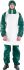 Ansell White Coverall, EN 1073-2, EN 1149-5, EN 14126, One Size