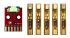 Infineon KITIM72D128VV01FLEXTOBO1 Evaluation Kit for Five Flex Boards And One Adapter Board for XENSIV MEMS microphones