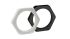 Icotek Grey Self-extinguishing, UL94V0(3mm) Polyamide Cable Gland Locknut, M25 x 1.5 Thread