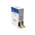 Brady BM on White Heatshrink Labels, 1in Label Length, 0.187in Label Width