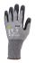 Coverguard EUROCUT N303 Black, Grey HPPE, Polyester Dry Environment Work Gloves, Size 10, Nitrile Coating