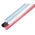 SMC TH Fluoroelastomer, Flexible Tubing, 6mm ID, 4mm OD, Clear, 100m