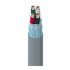 Belden Screened 4 Core Line level Low Voltage signal Cable, 0.33 mm² CSA, 5.46mm od, 152m, Chrome