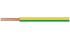 Cable de conexión Huber+Suhner RADOX 155 1.0 MM2 YELLOW/GREEN, área transversal 1 Verde/Amarillo, long. 100m, 17 AWG