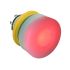 Idec XA1E Series Push Lock Turn Reset Emergency Stop Push Button, Panel Mount, 16mm Cutout, DPST, IP65, IP67, IP69K
