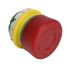 Idec XW1E Series Push Lock Turn Reset Emergency Stop Push Button, Panel Mount, 22mm Cutout, DPST, IP65, IP67, IP69K