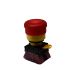 Idec YW1L Series Push Lock Turn Reset Emergency Stop Push Button, Panel Mount, 22mm Cutout, 2XNC, IP65, IP67, IP69K