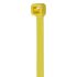 NEMIQ Cable Tie, , 150mm x 3.3 mm, Yellow Nylon, Pk-100units