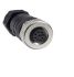 Telemecanique Sensors Industrial Circular Connectors, 8 Contacts, Screw, M12 Connector, Plug, Male, IP67, XZCC12FDM80B