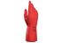 Mapa Vital 181 Red Latex, Nitrile Chemical Resistant Gloves, Size 7