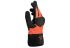 Mapa KryTech 851 Black, Orange Nitrile Abrasion Resistant, Cut Resistant, General Purpose, Puncture Resistant, Tear